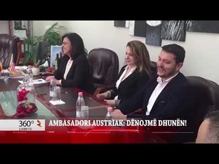 AMBASADORI AUSTRIAK FLET PER PROTESTEN