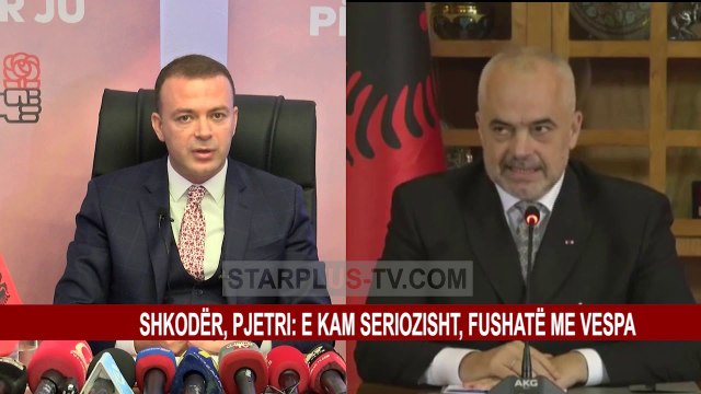 SHKODËR, PJETRI: E KAM SERIOZISHT, FUSHATË ME VESPA