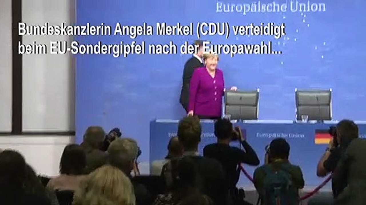 Merkel: Wir stehen zu Weber