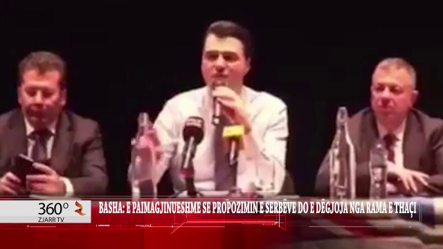 BASHA E PAIMAGJINUESHME SE PROPOZIMIN E SERBËVE DO E DËGJOJA NGA RAMA E THAÇI