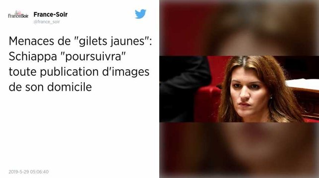 Irruption de Gilets jaunes au domicile de Marlène Schiappa : elle « poursuivra » toute publication d’images de sa maison