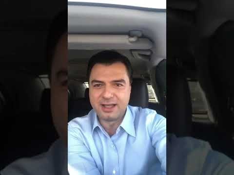 Report TV -Proteston për një 'Shqipëri si Europa', Basha nuk sillet aspak si një qytetar europian