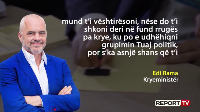 Report TV -Rama letër Bashës .Kreu i PD-së refuzon dialogun