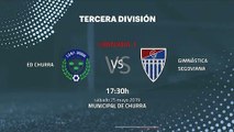 Previa partido entre ED Churra y Gimnástica Segoviana Jornada 1 Tercera División - Play Offs Ascenso