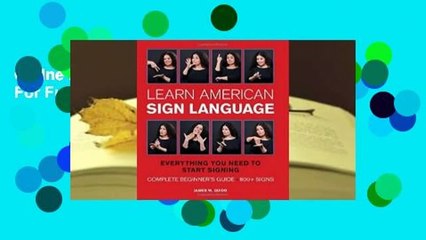 Online Learn American Sign Language  For Full