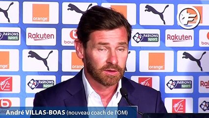 André Villas Boas évoque le prochain mercato de l'OM