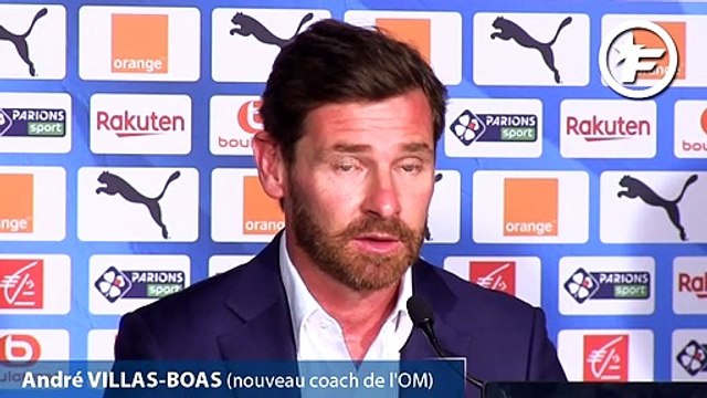 André Villas Boas évoque le prochain mercato de l'OM