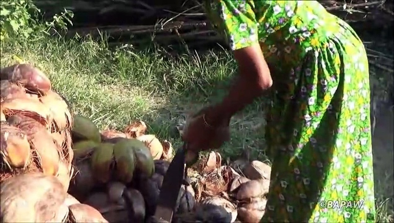 Village de la Nourriture - de la noix de Coco Sambal préparé dans mon village par la grand-mère