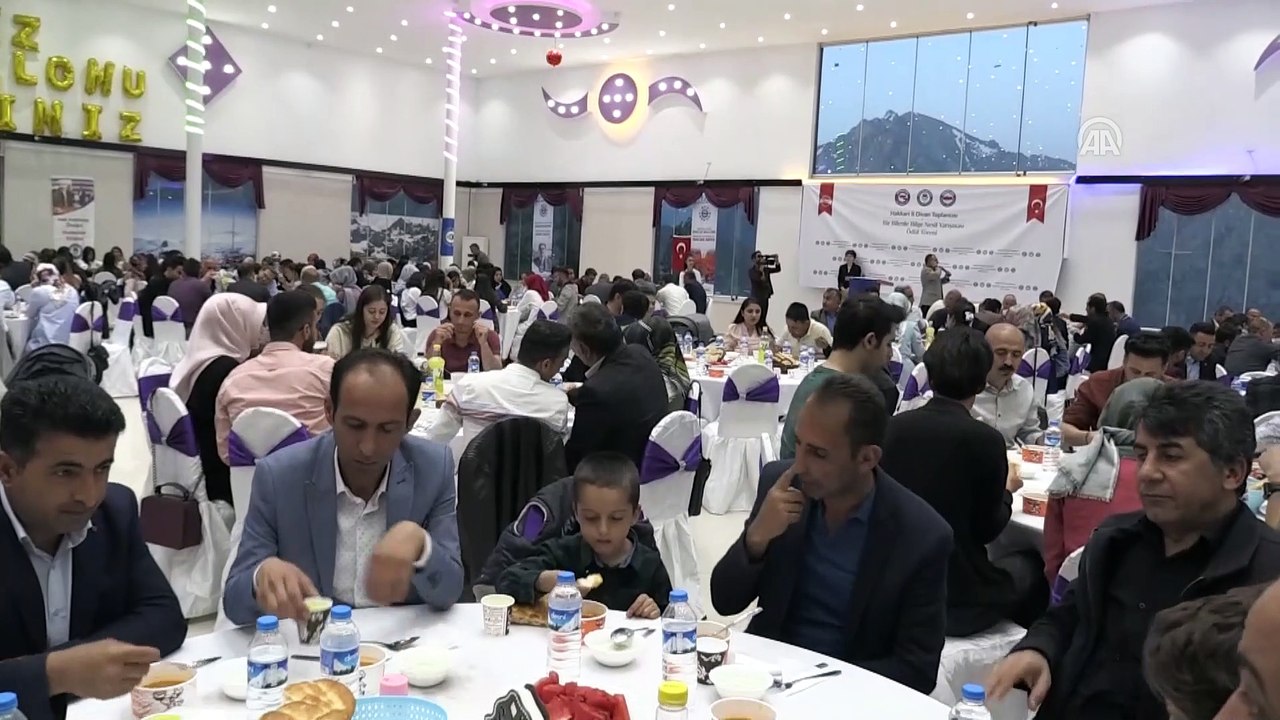Hakkari'de iftar programı