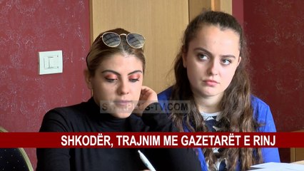 SHKODËR, TRAJNIM ME GAZETARËT E RINJ