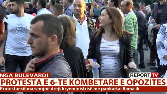 Jorida Tabaku shtatzënë në protestë: Nuk do ketë asnjë skenar dhune, s'kam pse të jem e rrezikuar