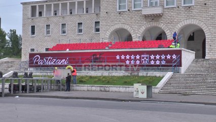Ngrihet skena e festës në sheshin ‘Nënë Tereza’, Partizani gati për festën e titullit