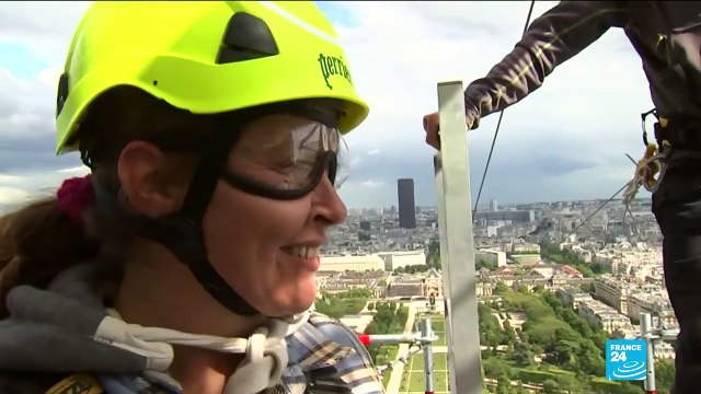 Paris: The Eiffel Tower zip-line is back!