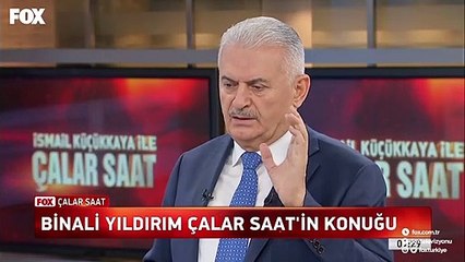 Çaldılar demeye mecburdum , binali yıldırım