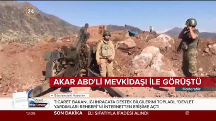 Bakan Akar, ABD'li mevkidaşıyla Pençe Harekatı'nı görüştü