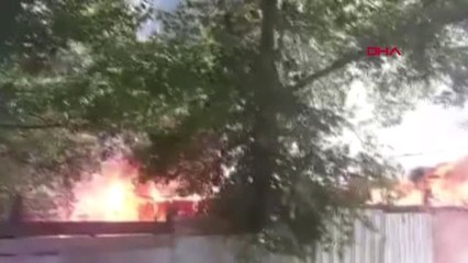 BURSA Koruluk alev alev yandı