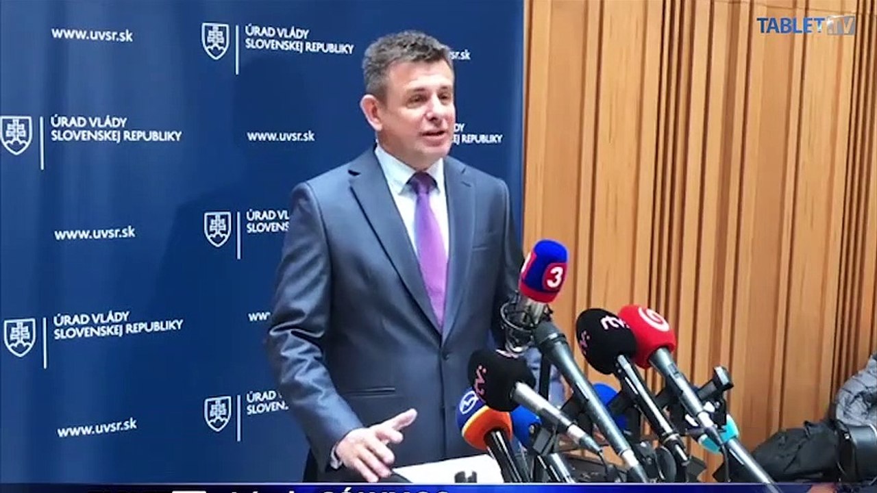 ZÁZNAM: Brífing ministra životného prostredia L. Sólymosa