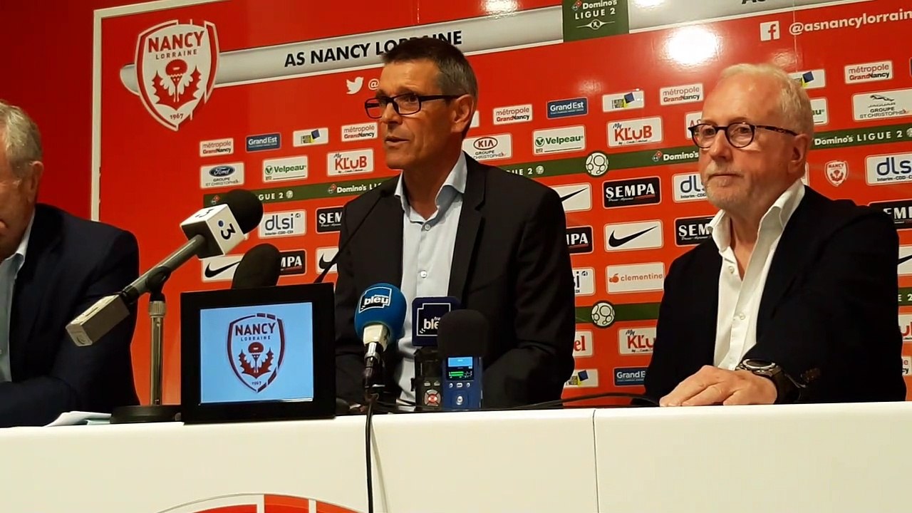 Pas d'objectif précis pour Jean-Louis Garcia, nouvel entraîneur de l'AS Nancy Lorraine