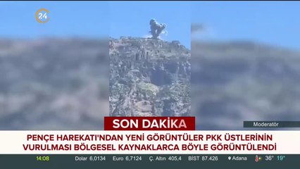 Pençe harekatından yeni görüntüler