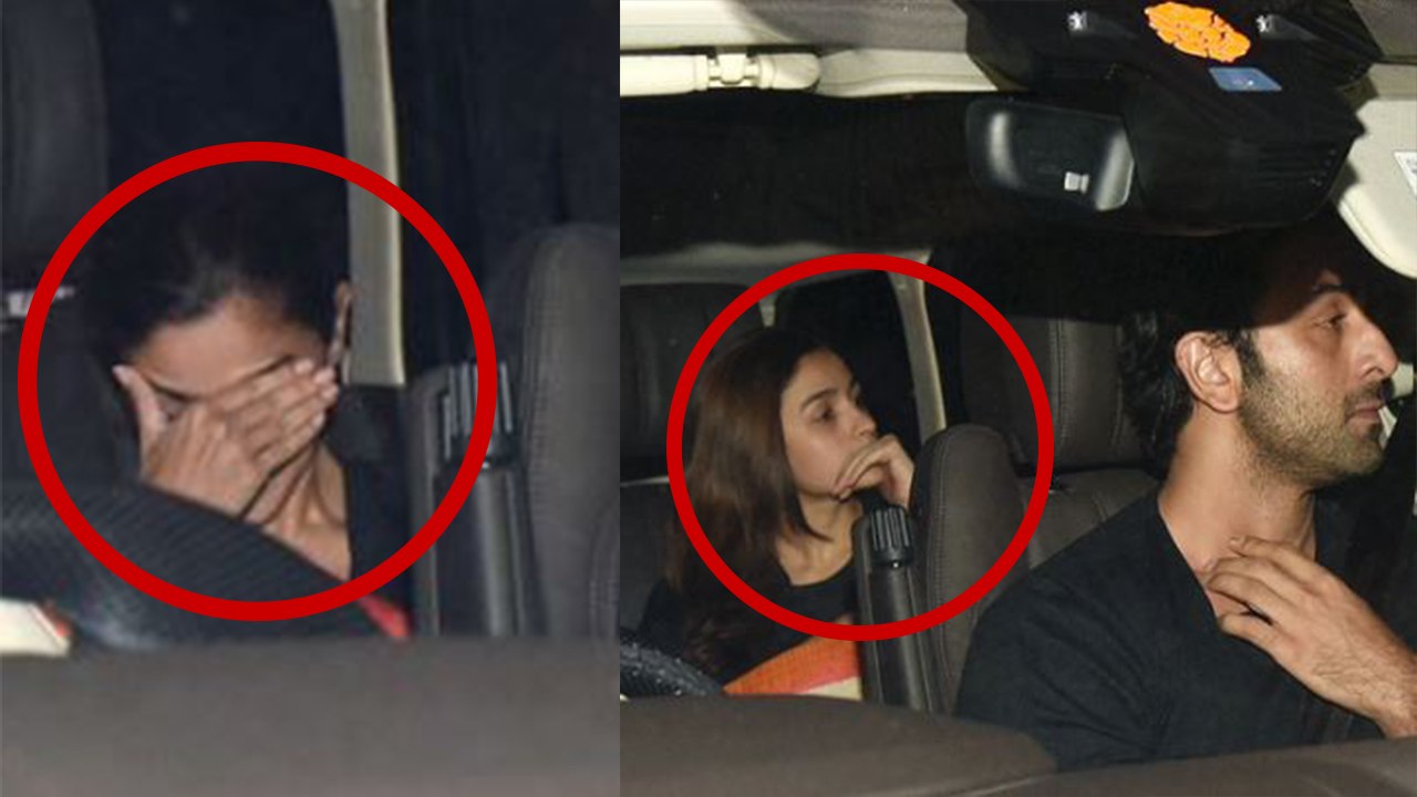 Alia Bhatt & Ranbir Kapoor spotted together, Alia hides her face; Watch video | FilmiBeat