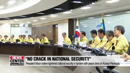 Moon calls for ramped up self-defense capabilities while still pursuing peace on the peninsula