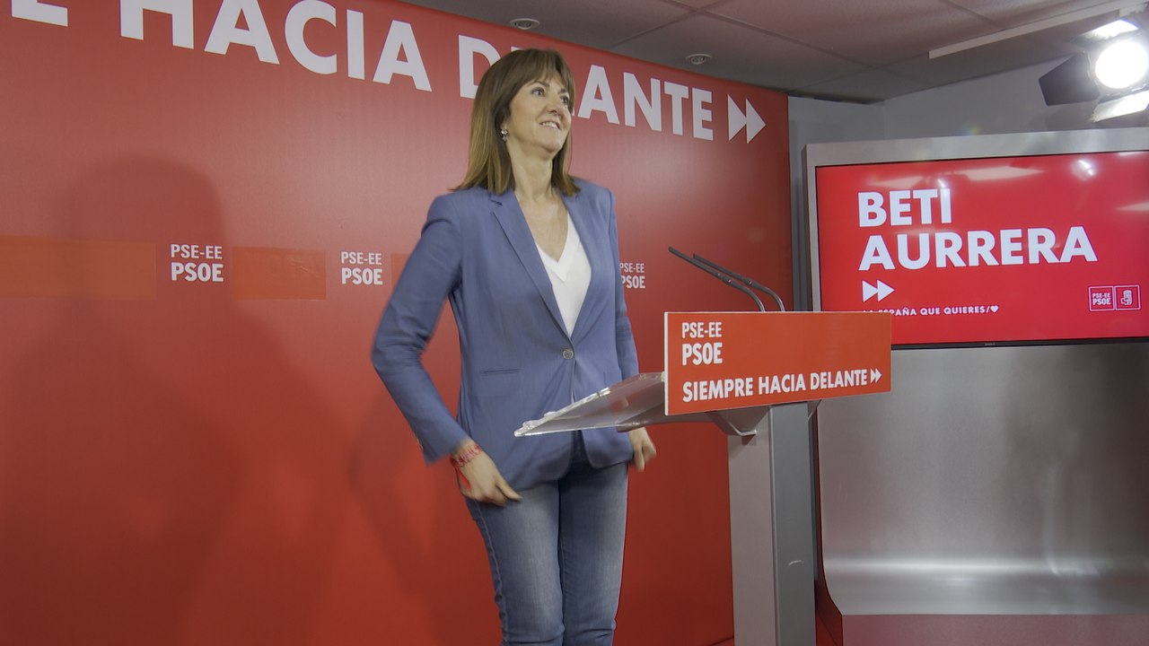 La secretaria general del PSE, Idoia Mendia