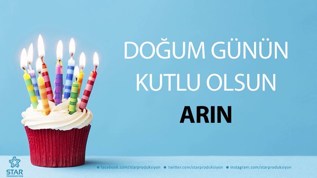 İyi ki Doğdun ARIN - İsme Özel Doğum Günü Şarkısı