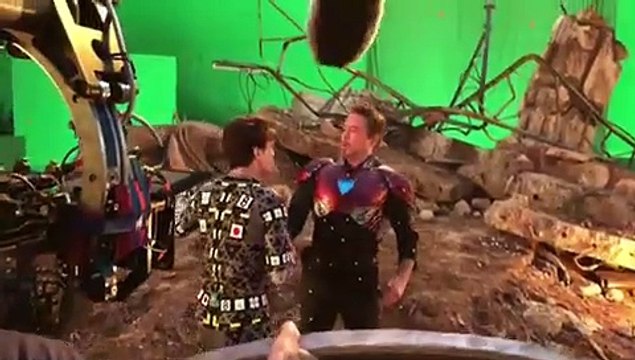 Iron Man & Spider-Man Reunited - Behind The Scenes Avengers Endgame Marvel