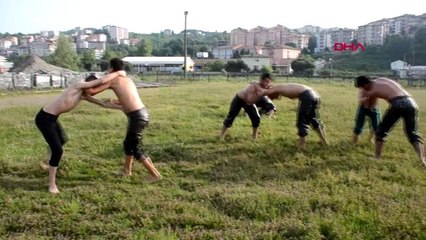 ZONGULDAK KIRKPINAR YAĞLI GÜREŞLERİNE BÖYLE HAZIRLANIYORLAR