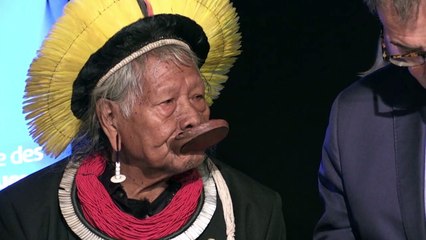 Indigenous chief Raoni ends European tour with warning