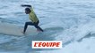 Le 10 d'Antoine Delpero aux Mondiaux de longboard à Biarritz - Longboard - Mondiaux