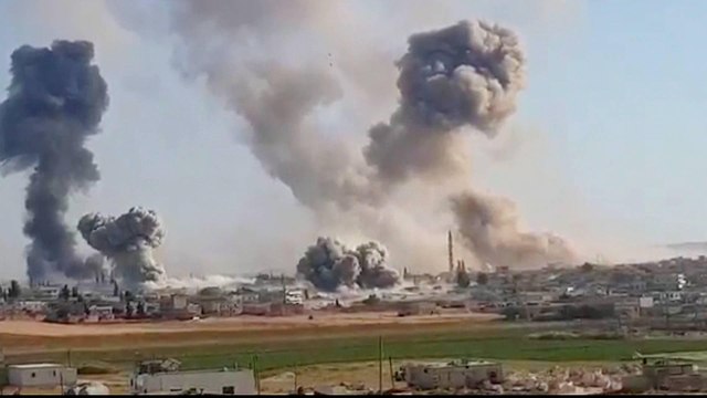 Syria air strikes kill at least 10 civilians in rebel areas