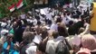 مئات من موظفي البنوك يتظاهرون واضرابات السودان في يومها الثاني