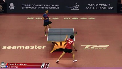 Download Video: Pyon Song Gyong vs Gu Yuting | 2019 ITTF China Open Highlights (Pre)