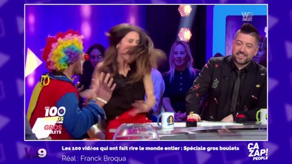 Capucine Anav terrorisée par un clown
