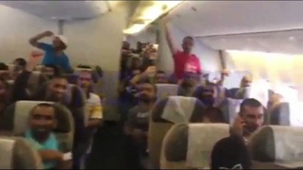 Pakistanis onboard special flight from Malaysia show their gratitude to PM Imran Khan.