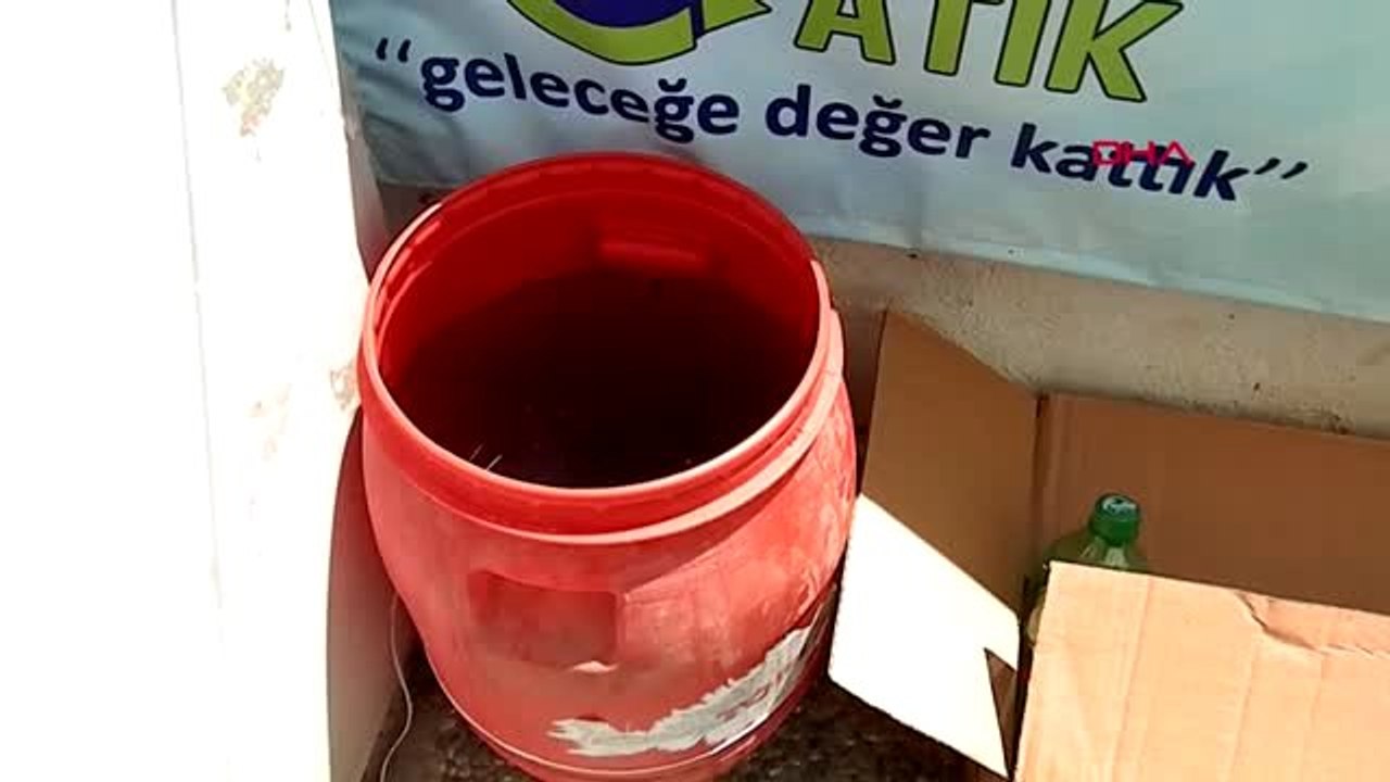 İZMİR Foça'da atık pil ve yağ kampanyası sergi ile başladı