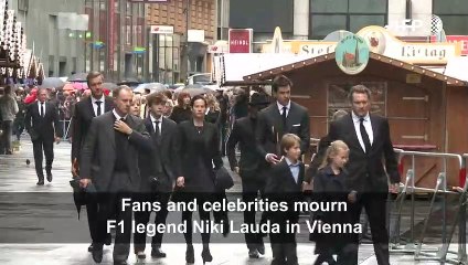 'Bye Niki': Austria says farewell to F1 icon Lauda