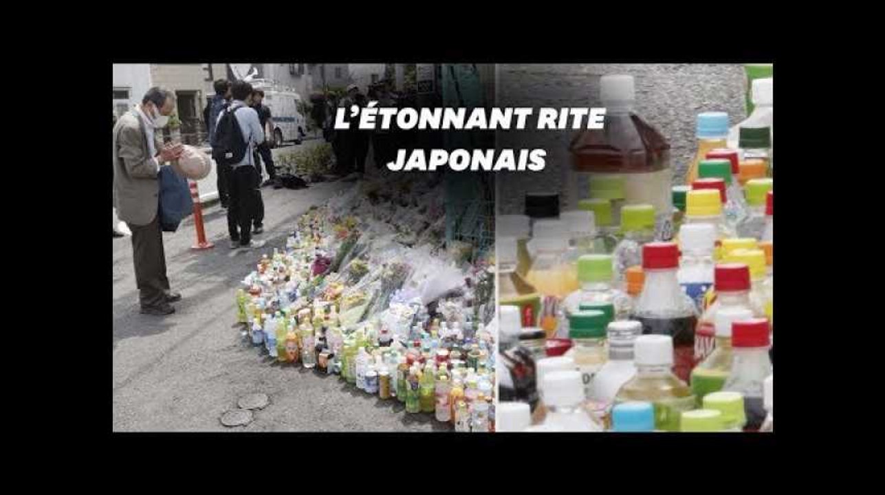 Attaque au Japon: pourquoi offre-t-on des bouteilles en plastique en hommage aux victimes?