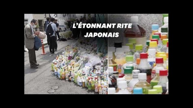 Attaque au Japon: pourquoi offre-t-on des bouteilles en plastique en hommage aux victimes?