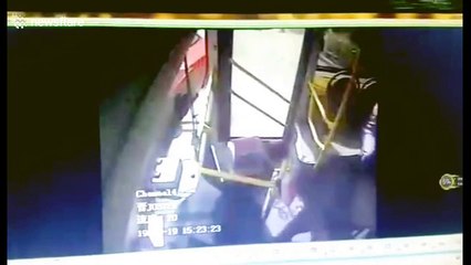 Chinese man attacks bus driver with watermelon after he failed to stop the vehicle