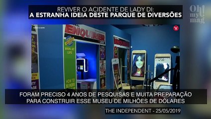 Reviver o acidente de Lady Di: a estranha ideia deste parque de diversões