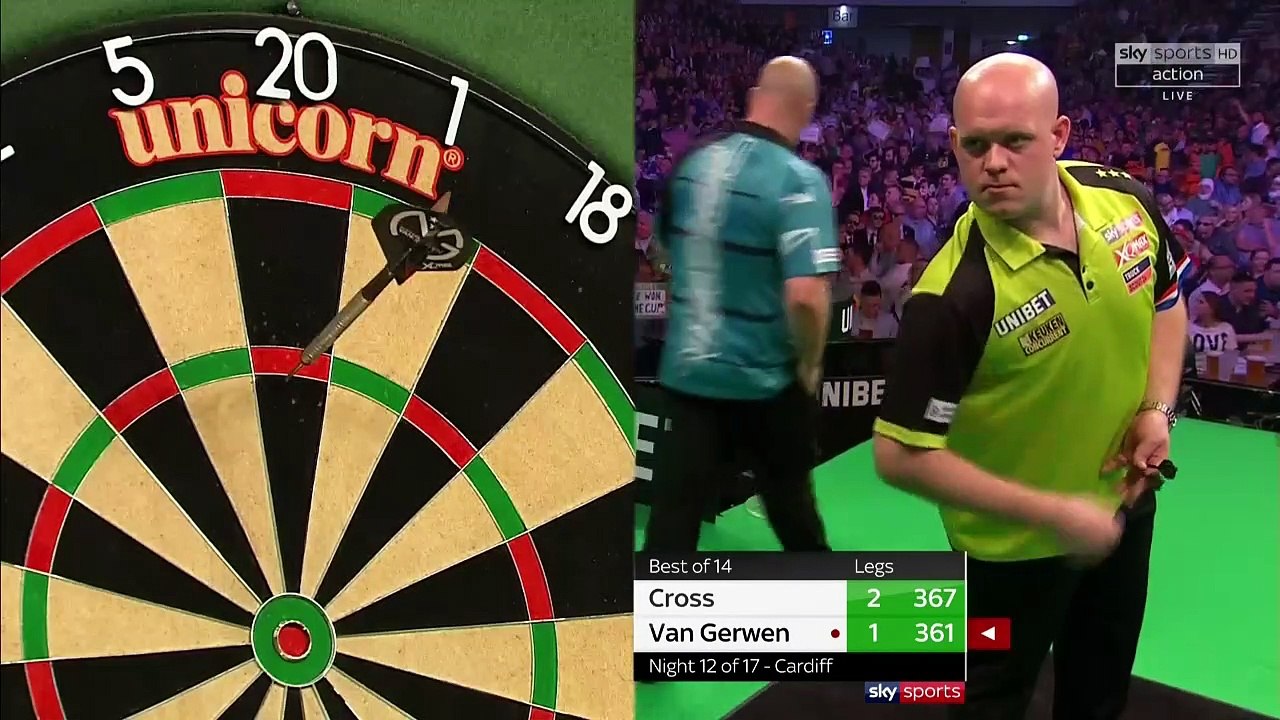 van Gerwen vs Cross Week 12 Premier League Darts 2019