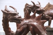 فيديو تحويل تنين Game of Thrones لتمثال عملاق من الشوكولاتة