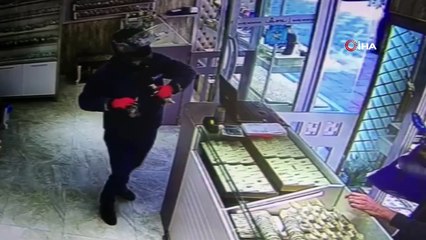 Kasklı gaspçı Tokat'ta kuyumcu soydu, Amasya’da yakalandı