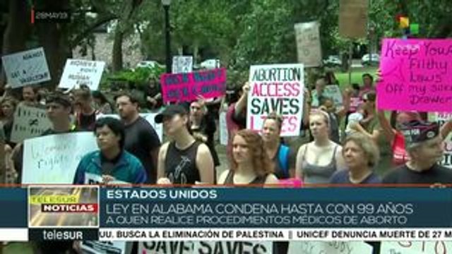 EEUU: mujeres rechazan recientes leyes contra el derecho al aborto
