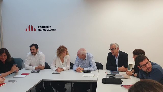 Maragall se reúne con los miembros de su lista