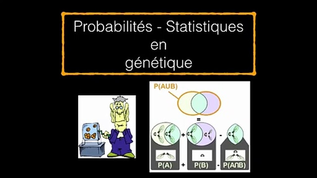 Probabilités et statistiques en génétique