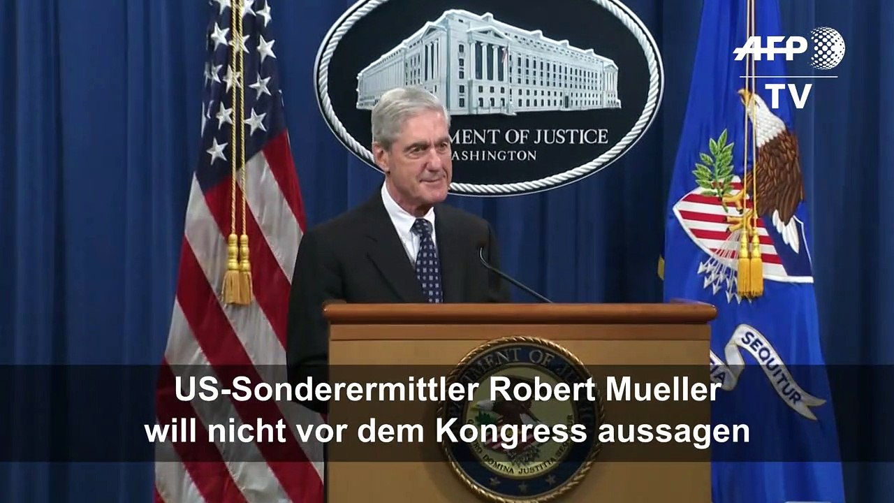 US-Sonderermittler Mueller will nicht vor Kongress aussagen