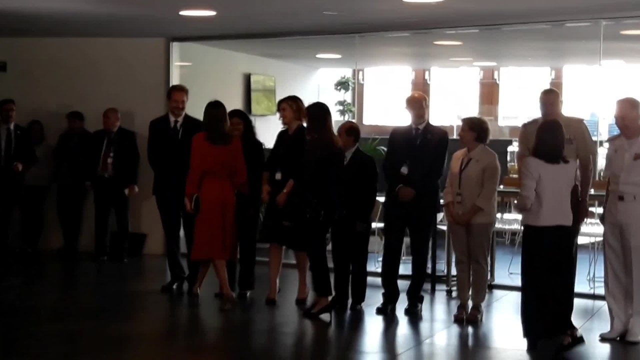 La Reina Letizia llega a la III Conferencia Internacional sobre Escuelas Seguras